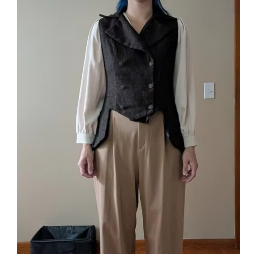 Gilet victorien femme Vintage Steampunk Renaissance taille