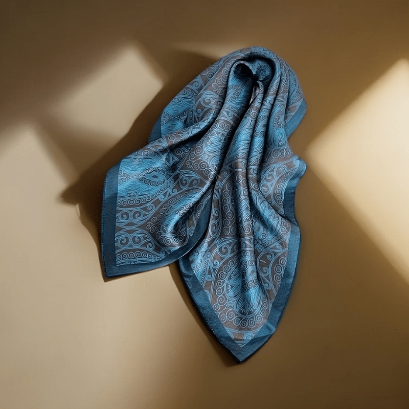 Marque de luxe Paisley pied-de-poule imprimé carré écharpe doux Satin mince lisse cou écharpe crème solaire foulard pour les femmes tête enveloppement