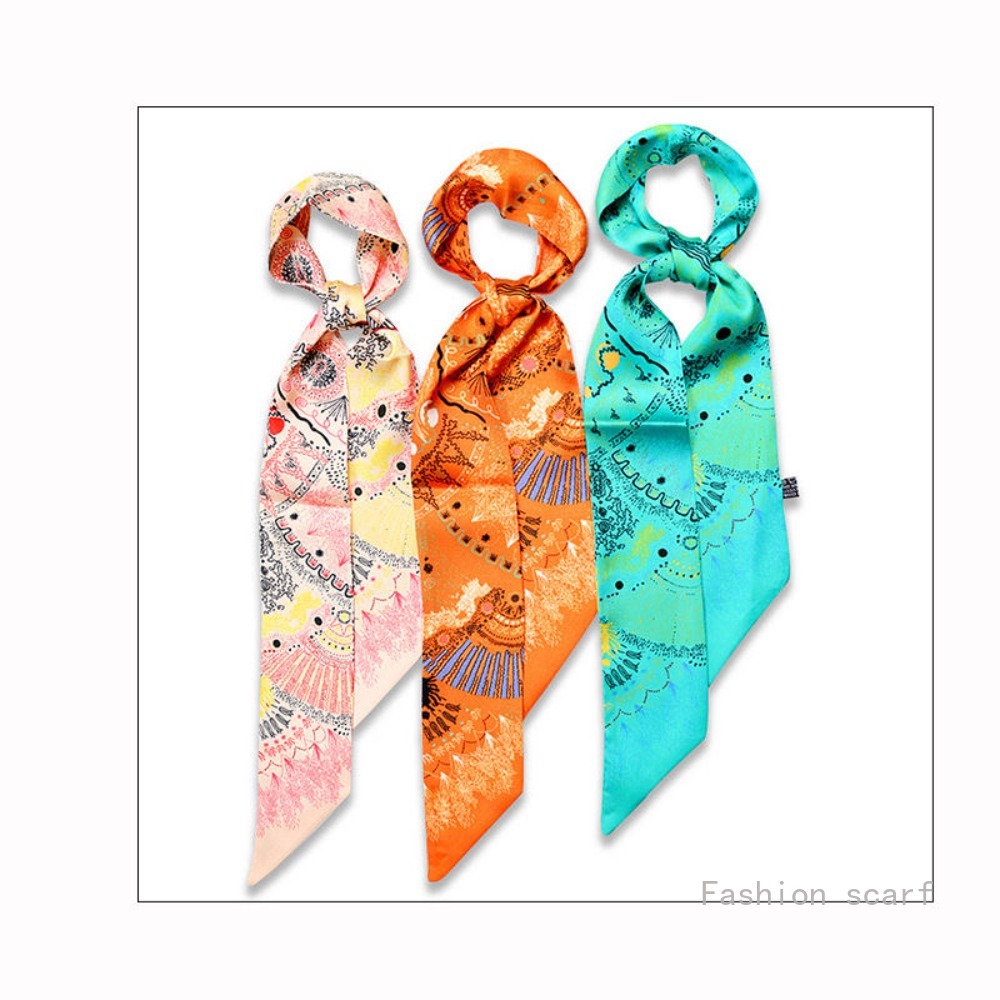 Petite écharpe à bande étroite pour femmes, sac à cravate, ceinture, ruban, poignée de levage, sac à main enveloppé, ceinture, bandeau, décoration, vente en gros