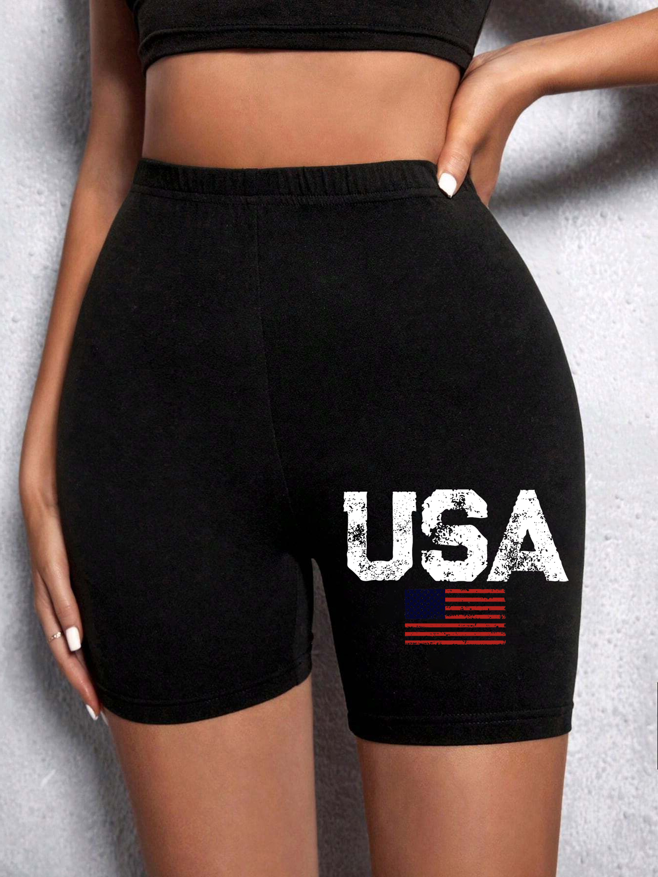 Short de Sport d'été pour femmes New York l'émipure City lettre impression Fitness pantalon court extensible mince doux femme Sport jurer