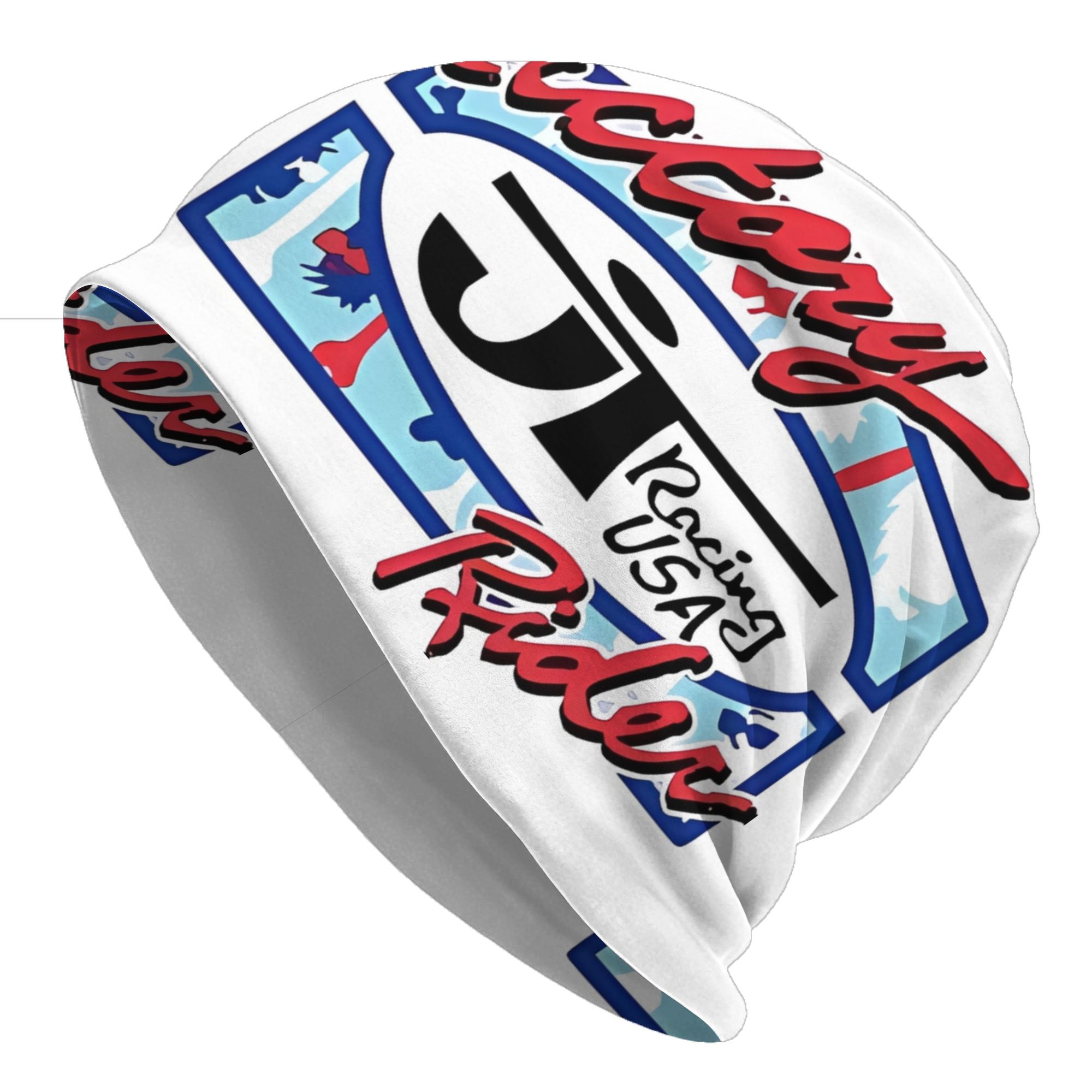 Bonnet JT Racing USA pour Hommes et Femmes, Modèle Fin, avec Logo BMX, Design Spécial Factory Driver Hawaiian, Bonnet Chaud, Style Skullies Beanies Caps