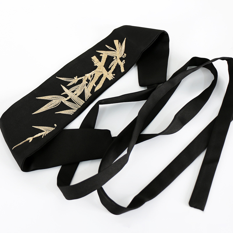 Ceinture brodée rétro, Kimono japonais Yukata, ceinture de taille auto-cravate, ceinture enveloppante, robe Hanfu traditionnelle chinoise, Corset décoratif