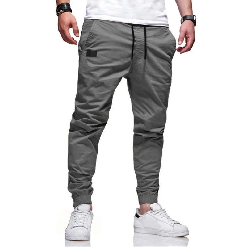 Pantalon Cargo Homme en Coton Printemps-Automne 2026 – Décontracté, Ample, Grandes Poches, Tendance Kaki, Style Harajuku Streetwear