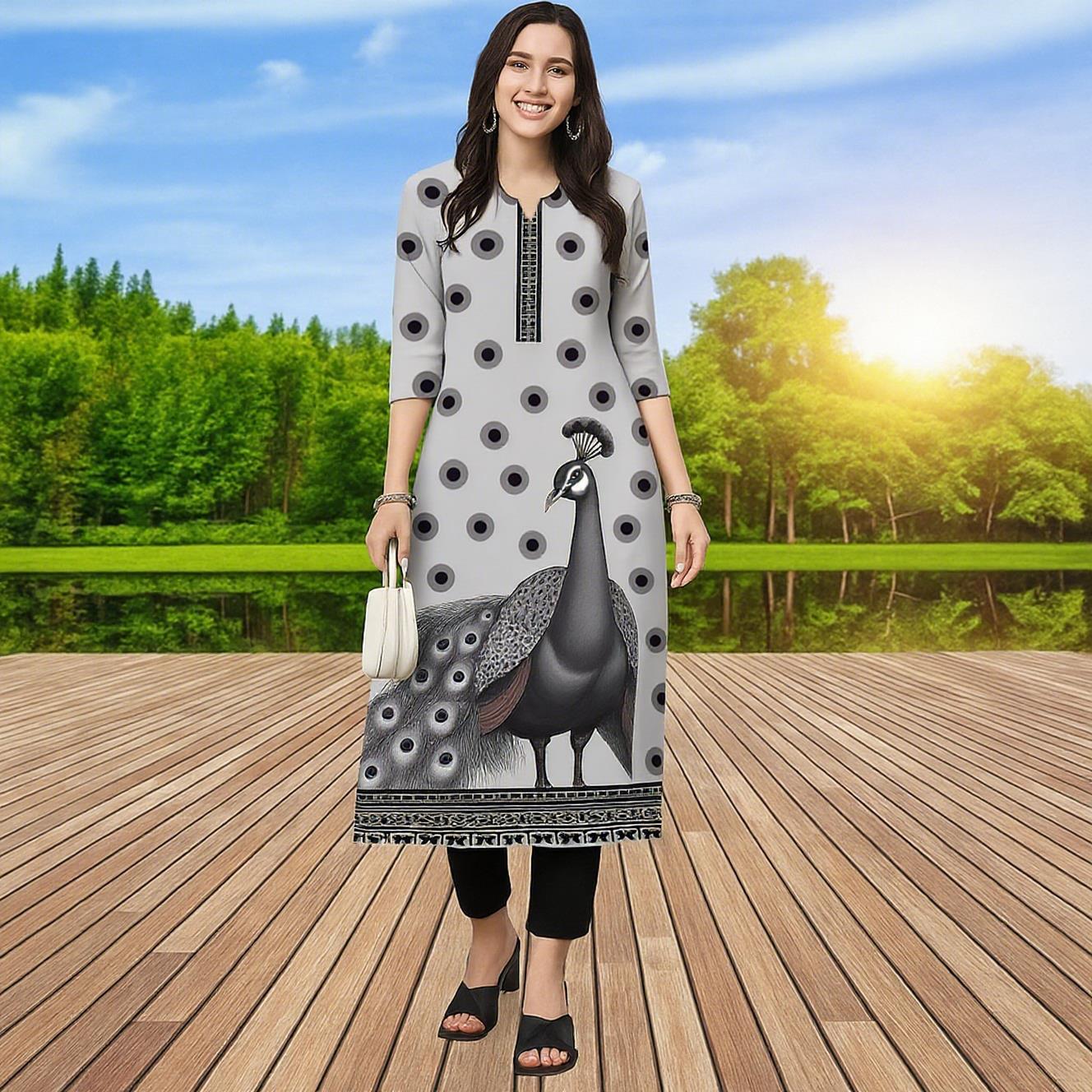 Musulman Kurtta femmes Robe de mode décontractée style National Tube droit décontracté ethnique fleur caftan marocain femmes Robe