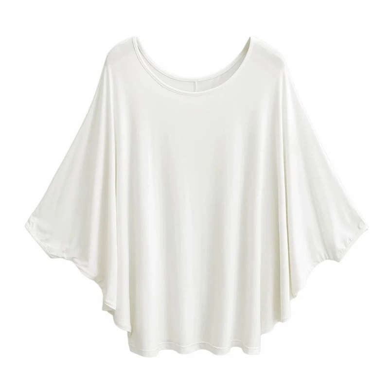 T-shirts amples et décontractés pour femmes, style streetwear, couleur unie, manches courtes, coupe irrégulière, tendance mode été