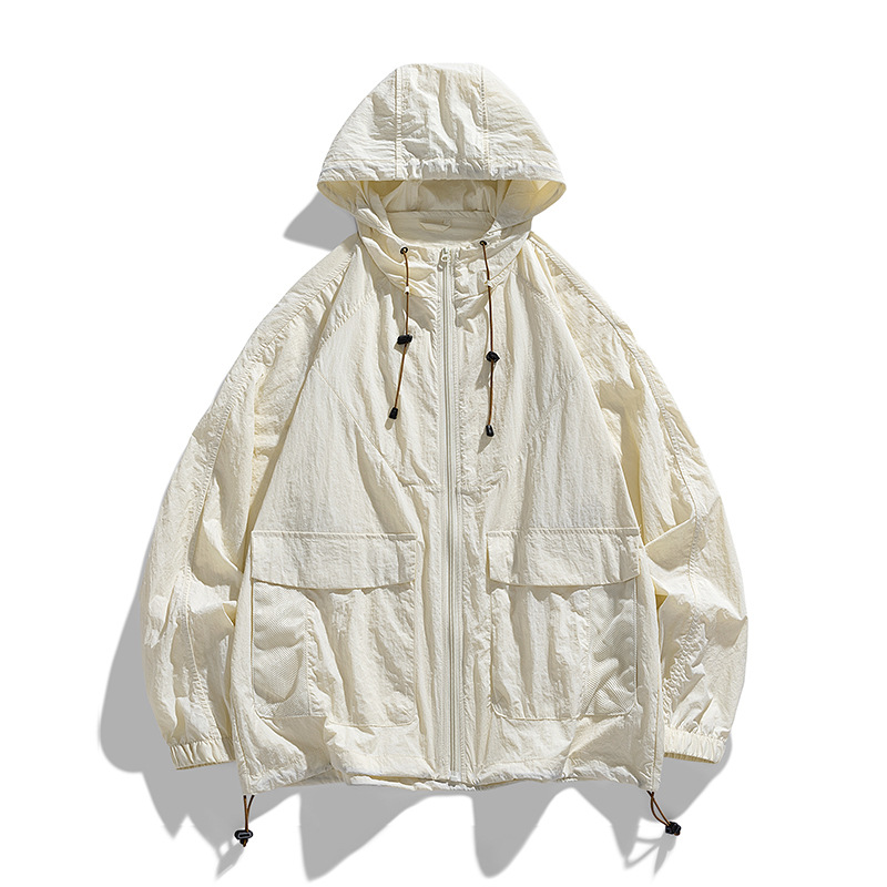Vêtements de Protection solaire d'extérieur, Ultra-fin, Anti-ultraviolet, vêtements de Protection solaire, veste de travail de sport respirante