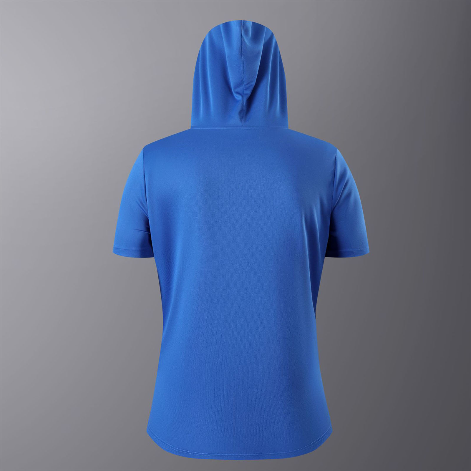 Hauts décontractés pour hommes, T-shirts à capuche à manches courtes pour hommes, respirants, en maille légère, pour l'entraînement, la gym, l'athlétisme, Ropa De Hombre