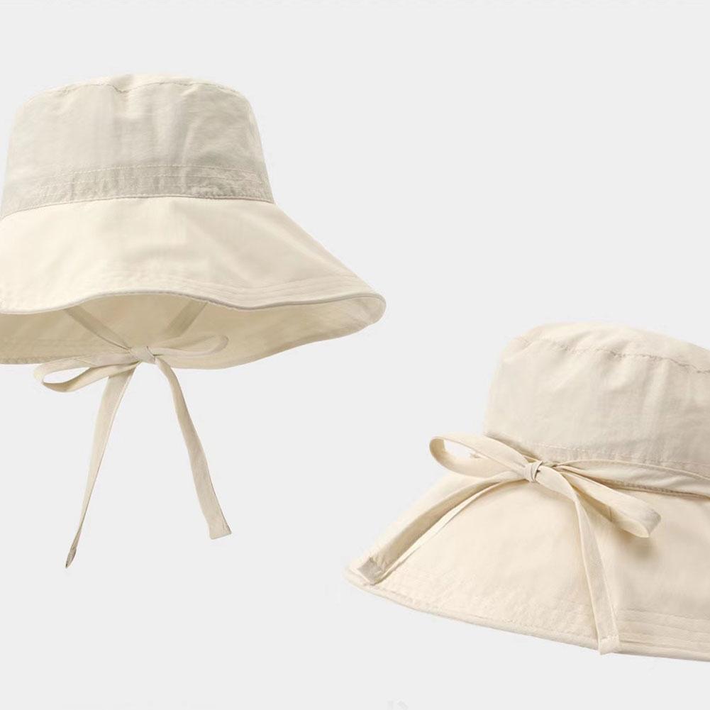 Chapeau Bob Anti-UV à Large Bord avec Lanière, Pliable et Réglable, pour l'Été, Activités de Plein Air, Plage, Chapeau de Pêcheur Respirant