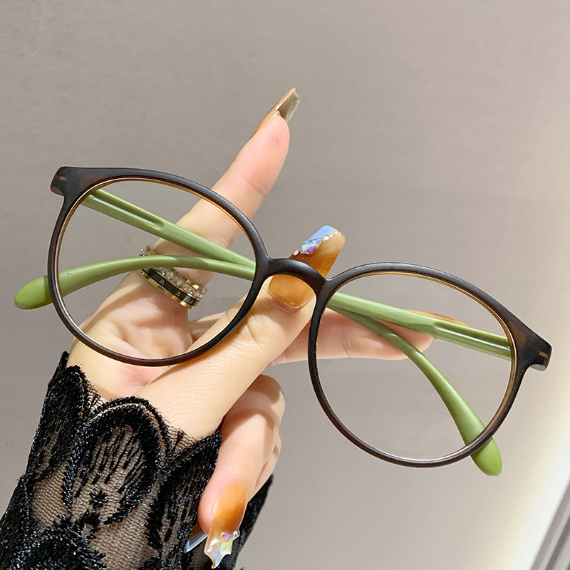 Lunettes de myopie de forme ovale pour hommes et femmes, lunettes Anti-lumière bleue ultra légères, lunettes d'ordinateur à la mode, 0 à -400 degrés