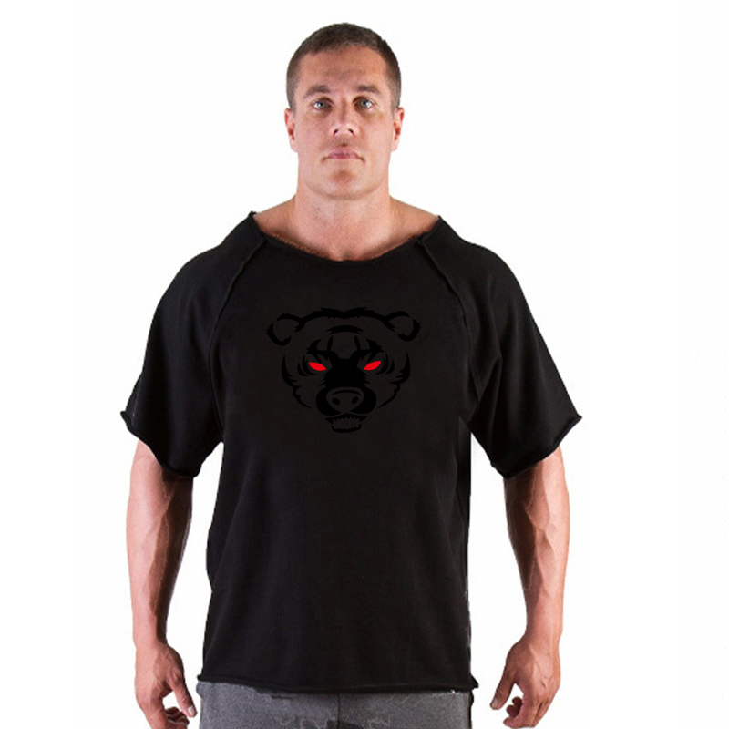 T-shirt graphique vintage respirant pour hommes, haut à manches courtes, vêtements de fitness, chemises en coton, nouveau