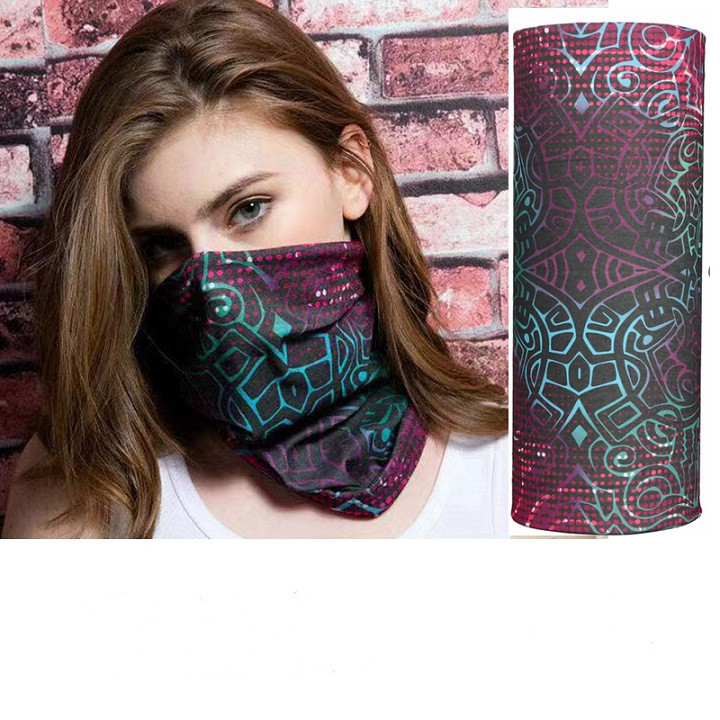 Bandeau Magique Multifonction en Microfibre pour Hommes et Femmes – Cache-cou, Foulard, Bonnet Pirate, Snood Élastique, Chouchou, Balaclava pour le Cyclisme