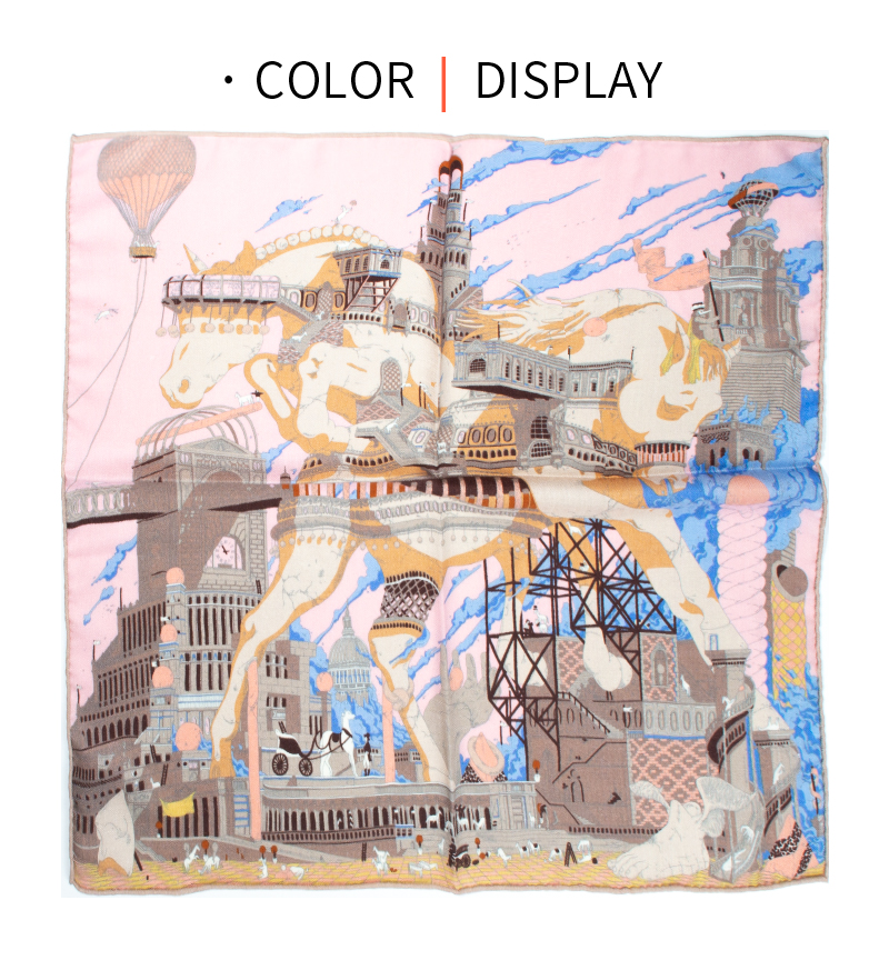 Écharpe pour femme en 30% soie et 70% laine, 65 cm carré, rose, imprimé steampunk, douce, chaude, respirante, pour tous les jours, bureau, voyage