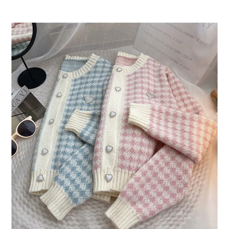 Cardigans en tricot à manches longues pour femmes, mode coréenne, nouveau manteau d'extérieur