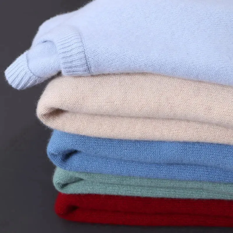 Pull en mélange de cachemire pour hommes, col rond, tricoté, en laine, polyvalent, doux et chaud, grande taille 5XL, printemps automne