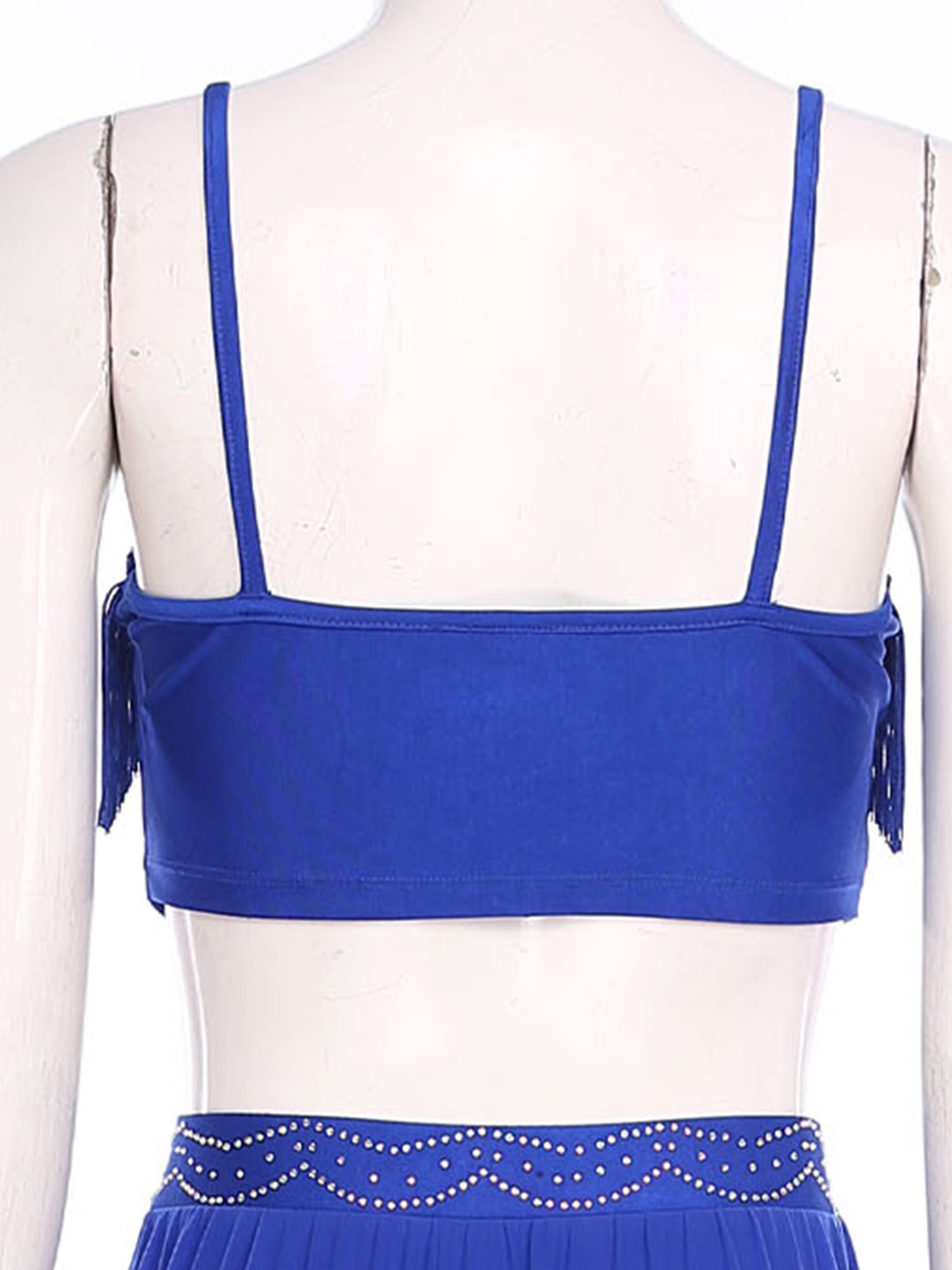 Soutien-gorge Bustier de danse du ventre pour femmes, Camisole à strass scintillants, hauts courts pour Raves danses, Costumes de spectacle de carnaval