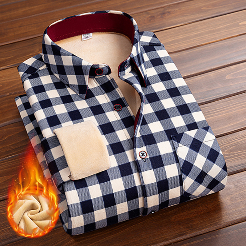 Hiver 2025 Manteau chaud pour femme, style chemise, en velours épais et polaire, à motif quadrillé, décontracté, de marque, vêtement d'extérieur