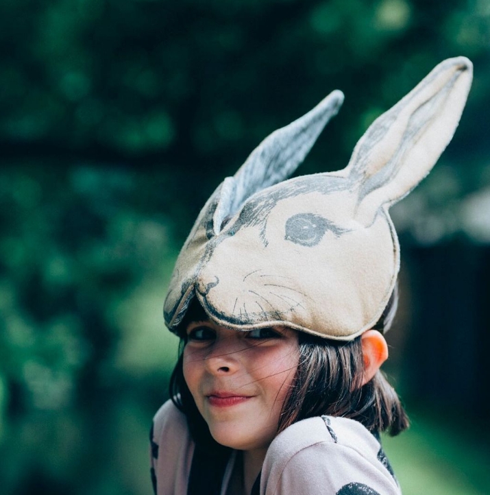 Bandeau à capuche pour enfants, mode lapin, bébé, accessoires, masque pour les yeux de festival, vêtements de sauna, chapeau, bandeau de sauna