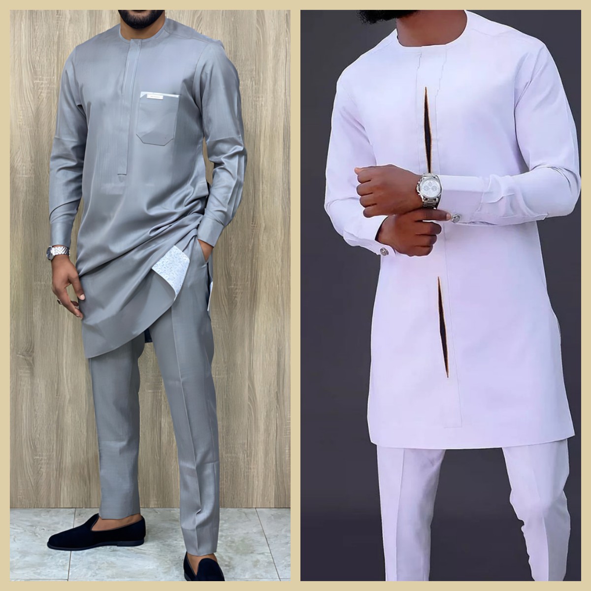 Costume africain élégant pour hommes, robe Agbada deux pièces, veste et pantalon de mariage, costume de mariage, style ethnique africain, 2024