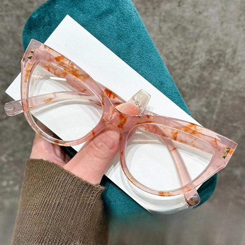 Lunettes de lecture surdimensionnées pour femmes, design de luxe unisexe, presbytie, dioptries plus élevées, lunettes vintage œil de chat unisexe