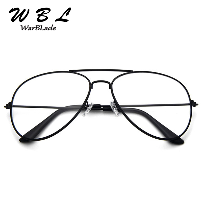 WarBLade-Lunettes Pilote Classiques Transparentes, Monture en Alliage, Optiques Aviation, Verres pour Hommes et Femmes, 2018 Hot, Nouveau