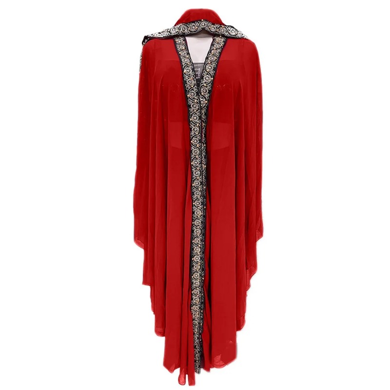 Abaya marocain caftan personnalisé dubaï robe Maxi à capuche manches chauve-souris Farasha caftan femmes musulmanes africain ouvert Kimono Boubou Evenin