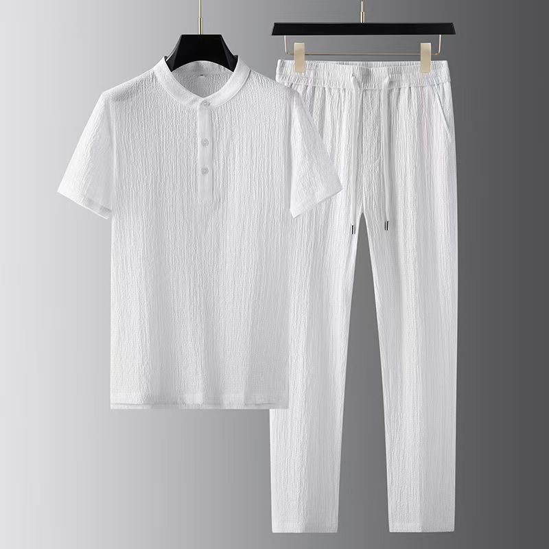 Ensembles homme (Chemise + pantalon) Nouvelle collection été 2026 – Chemise homme tendance à manches courtes – Chemises de haute qualité pour homme – Deux pièces
