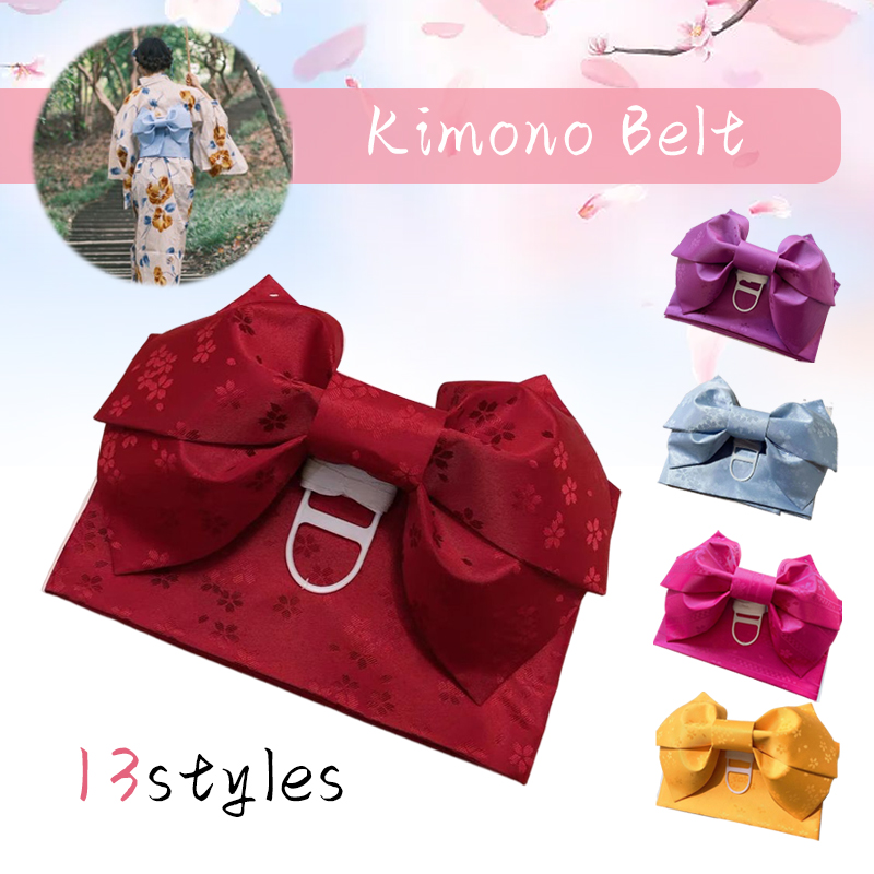 Ceinture de taille de robe de style japonais rétro pour femmes, corset Obi, kimono de Geisha classique, ceinture d'entrée