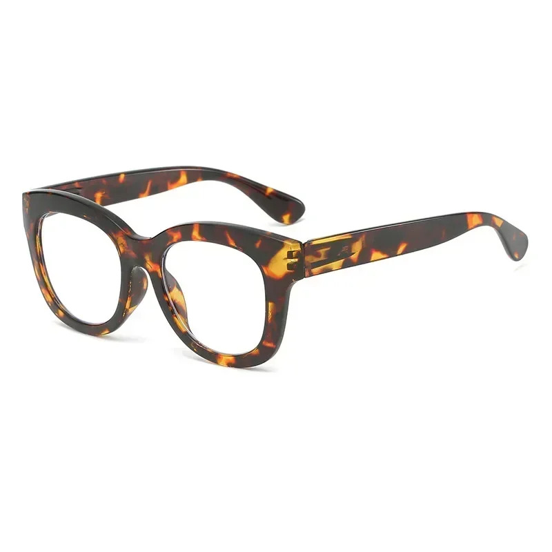 Verres haute définition anti-lumière bleue rétro et à la mode pour femmes, lunettes de lecture unisexes et lunettes d'hypermétropie