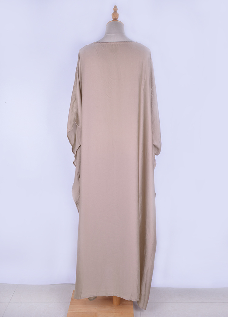Caftan turc long et léger pour femmes, robe de plage maxi