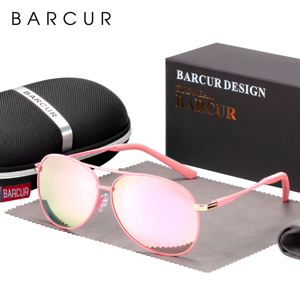 BARCUR hommes dégradé femmes lunettes de soleil polarisées lunettes de soleil pour hommes pilote