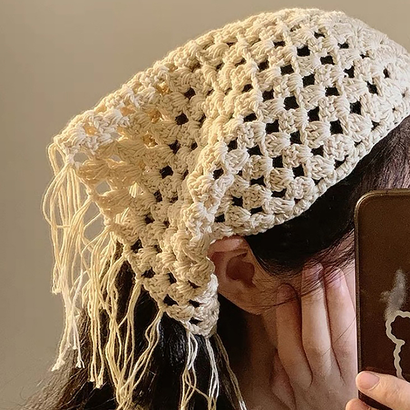 Écharpe triangulaire à franges pour femmes polyvalente Y2K Fashion; Accessoire de printemps réglable, parfait pour l'enveloppe de la taille des hanches