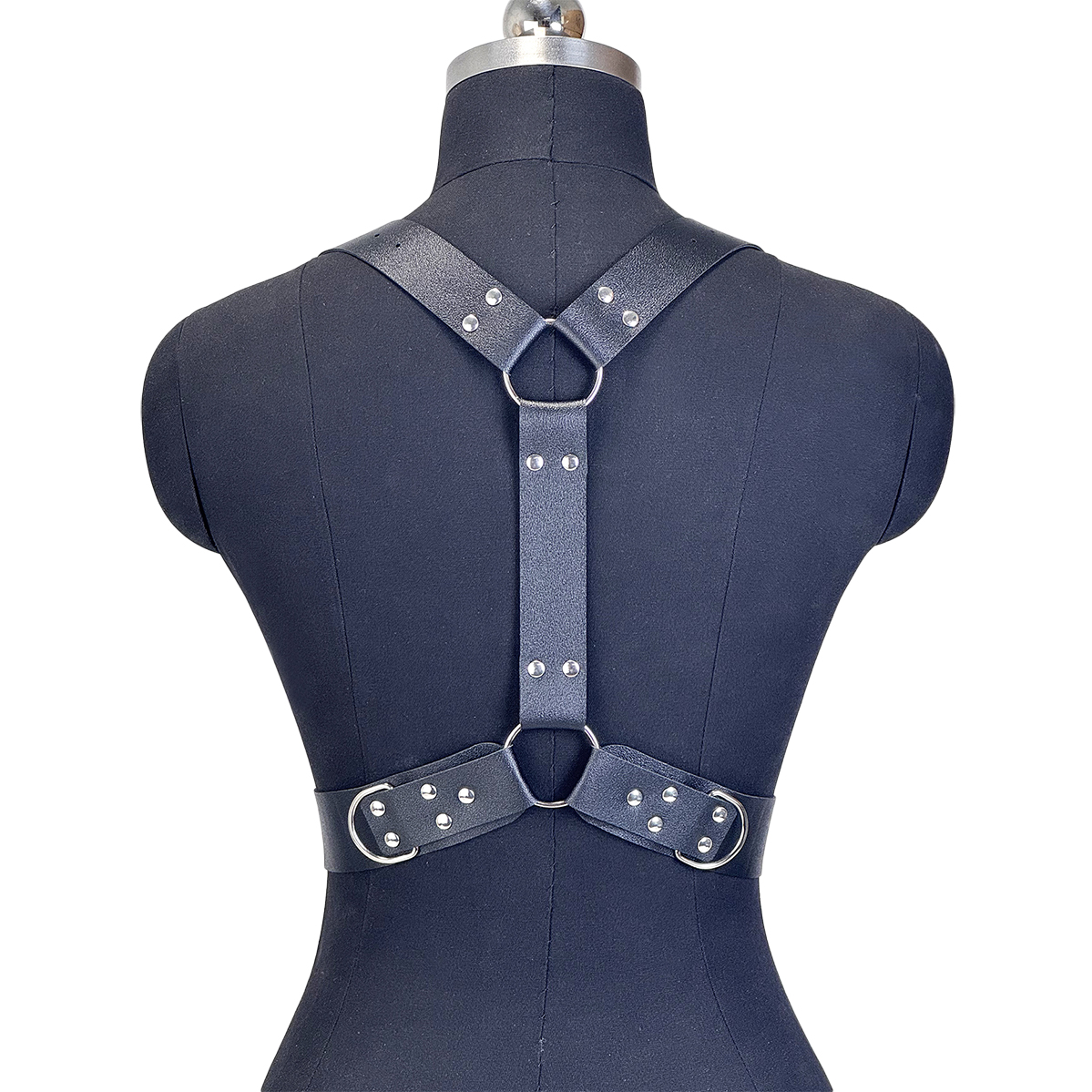 Ceinture large en cuir tendance, harnais de poitrine, bretelles pour femmes, décoration, ceinture punk rock, accessoires de vêtements gothiques