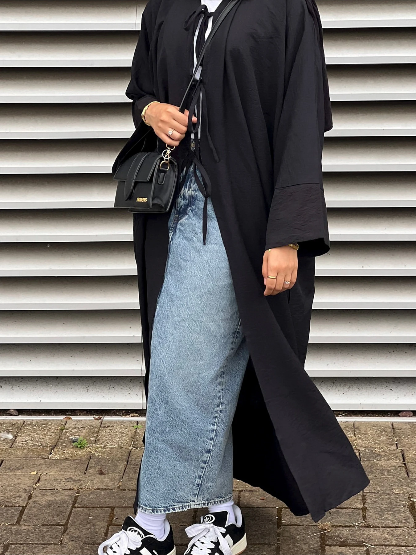 Abaya à lacets pour femmes musulmanes, robe longue arabe modeste, Jalabiya, cardigan à lacets, robe éducative, caftan de Dubaï, Ramadan, Eid, Maroc
