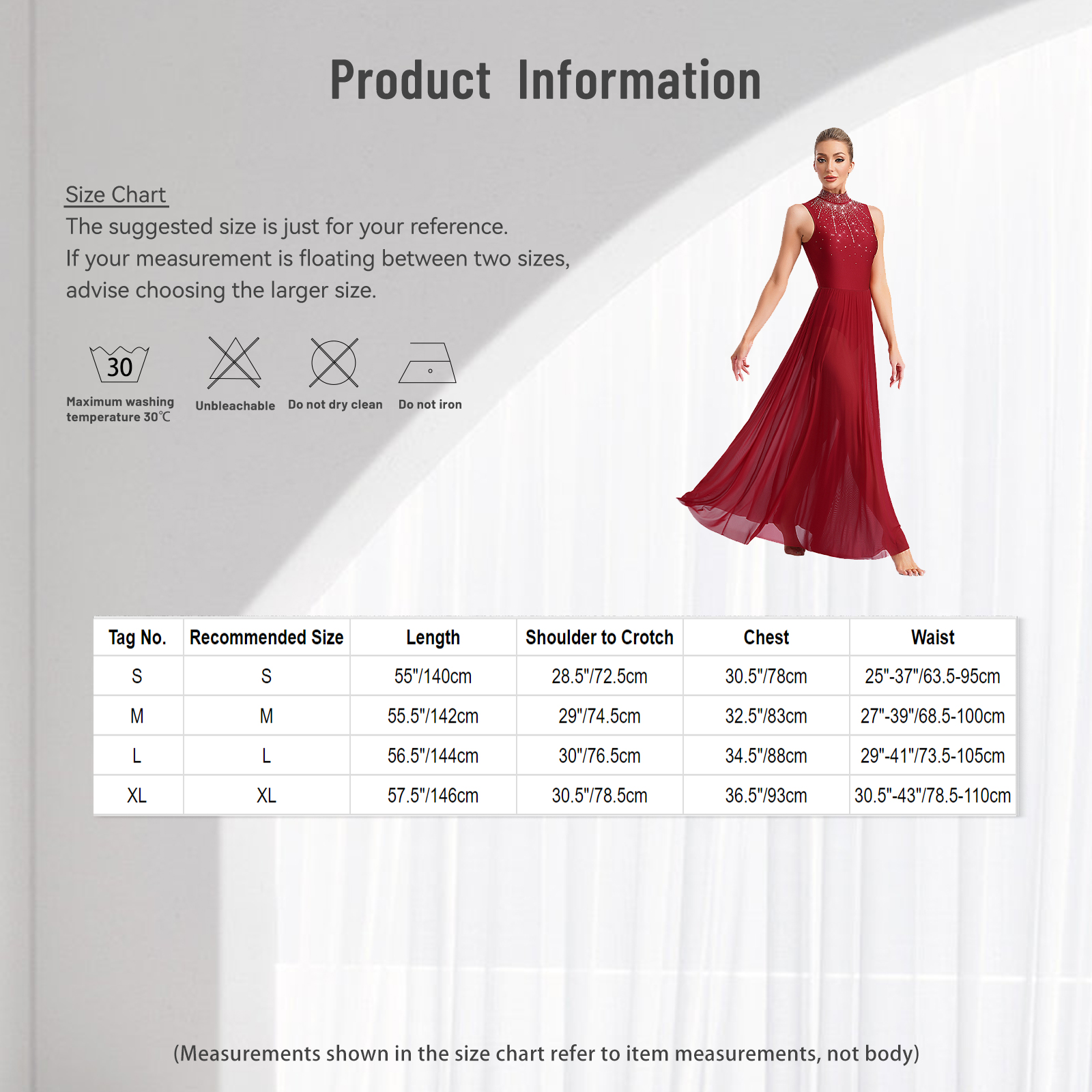 Robes de danse lyrique pour femmes, col montant, ourlet large, strass brillants, robe Maxi sans manches, robes justaucorps contemporaines modernes