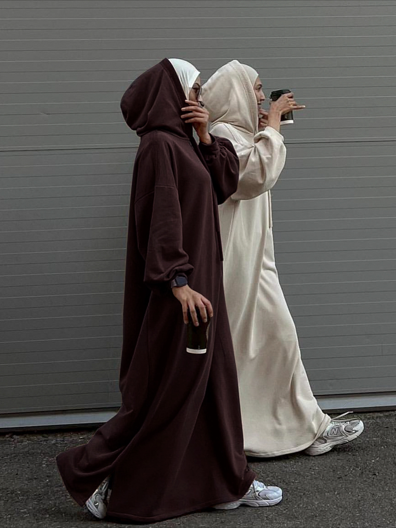 Femmes musulmanes Robe à capuche saoudienne arabe longue Robe robes Abaya dubaï marocain caftan Jalabiya Eid Ramadan robes à capuche Abayas