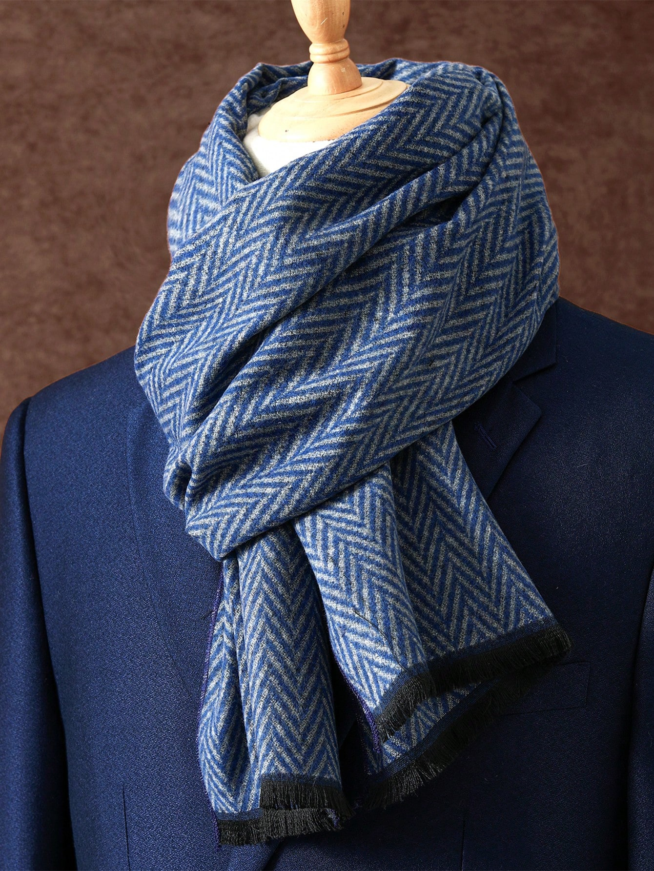 Écharpe à carreaux d'hiver Design hommes cachemire Pashmina chaud châle dame enveloppement gland foulards tricoté couverture épaisse 2025