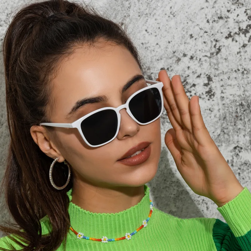 Lunettes de soleil carrées vintage pour femmes, lunettes de soleil miroir de luxe, nuances rétro pour femmes, lunettes de soleil pour dames, créateur de marque, mode, UV400