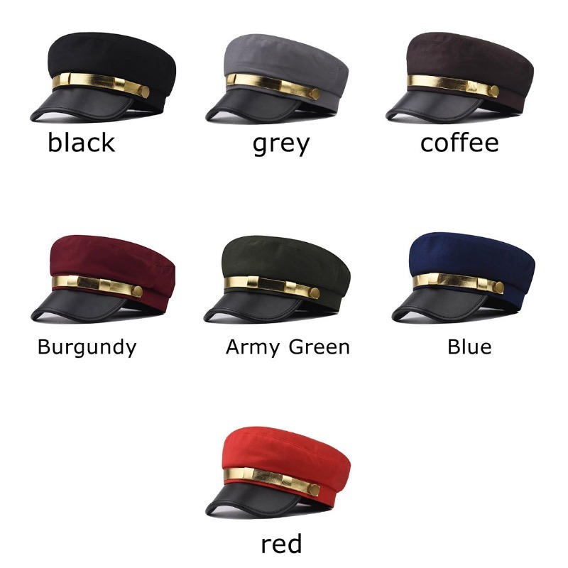 Chapeau Chauffeur pour hommes et femmes, chapeau de capitaine Vintage classique, casquette de journal, chapeaux de Costume