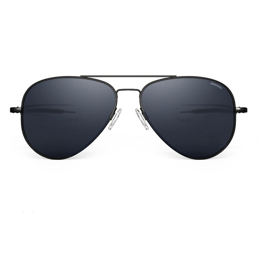 Lunettes de soleil pilote pour homme RE, verres en verre trempé, qualité supérieure, marque de créateur AO, lunettes de soleil pour homme, style militaire américain