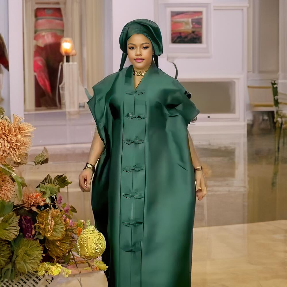 Robes africaines de créateur, tenues avec un foulard, robe africaine de luxe, élégance, hauts africains pour femmes, robe turque