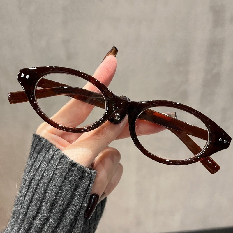 Lunettes de lecture ovales Vintage classiques pour femmes, tendance, Anti lumière bleue, pour ordinateur, hypermétropie, unisexe 0 + 1.0 + 1.5 ~ 4.0