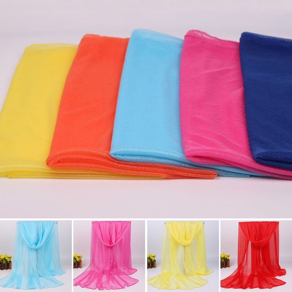 Écharpe en soie légère d'été, châles doux anti-UV, pashmina respirant pour femmes