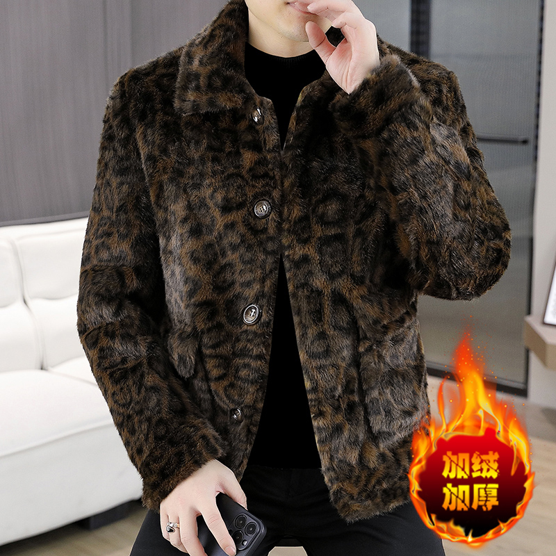 Automne hiver mode nouveaux hommes veste décontractée mâle coupe ajustée manteau en laine mode col rabattu épaissir vêtements d'extérieur chauds