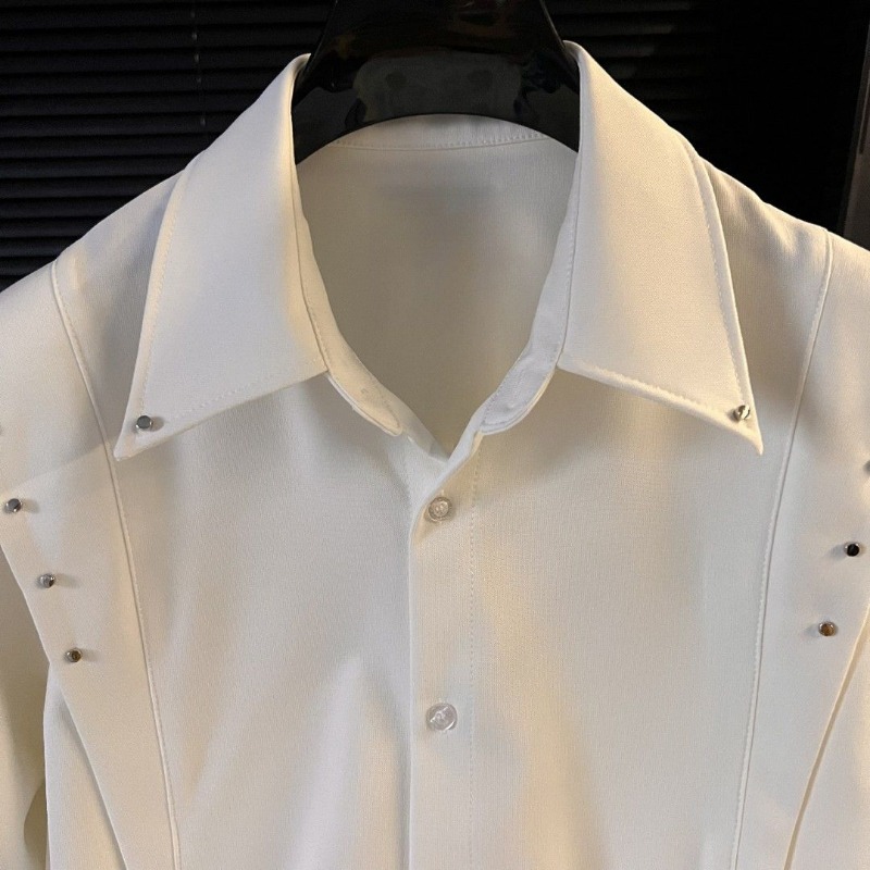 Chemise ample à manches courtes pour hommes, nouvelle mode d'été décontractée, polyvalente, belle, haut de gamme, tendance