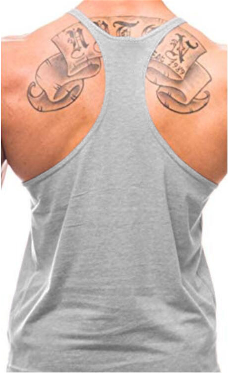 Débardeur de musculation pour hommes, vêtements de sport de marque, en coton respirant, gilets musculaires d'entraînement, chemise d'été sans manches à dos en Y