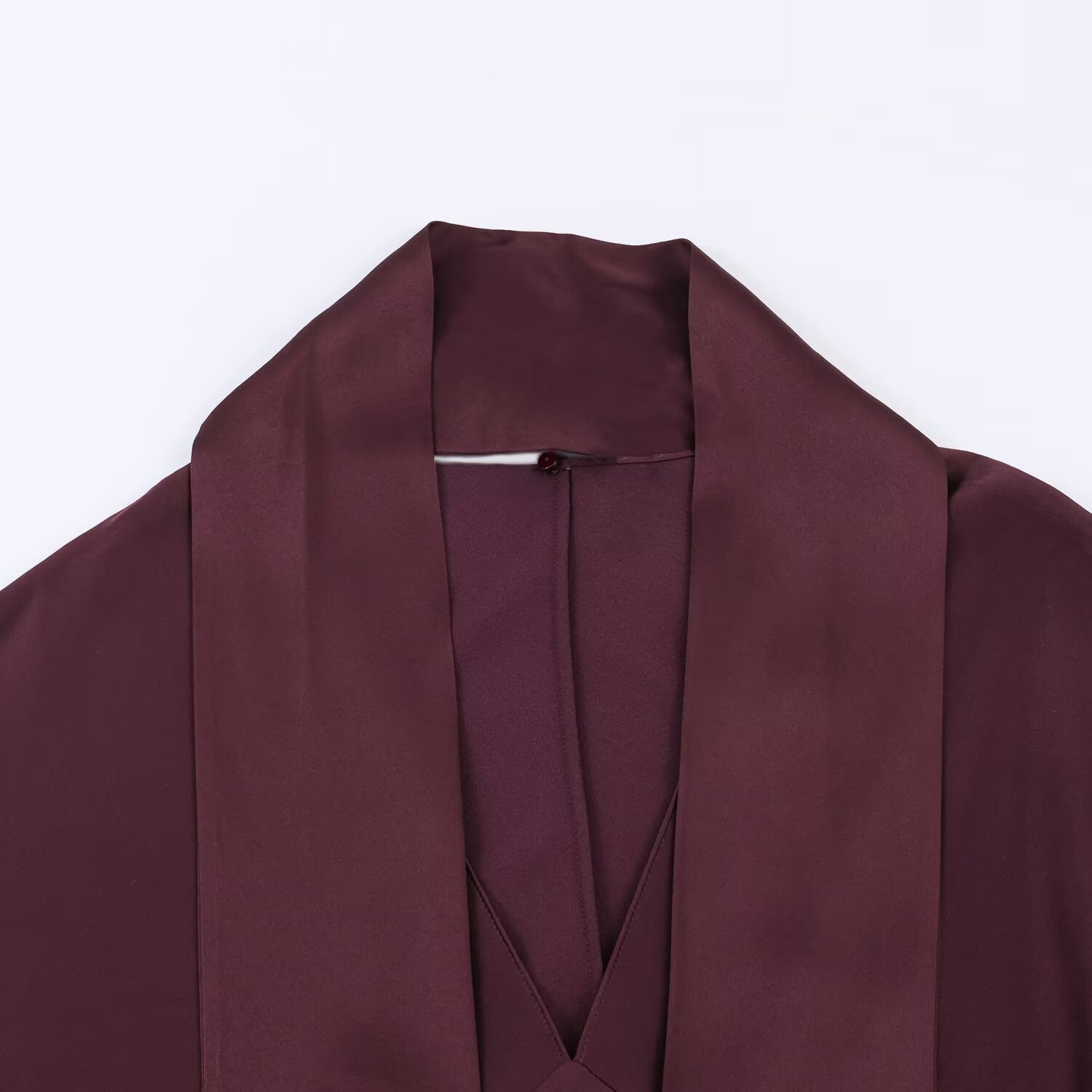 Nouvelle Robe Longue Chic et Élégante pour Femme 2026 – Col V, Manches Longues, Coupe Slim, Idéale Soirées et Clubs – Collection Printemps