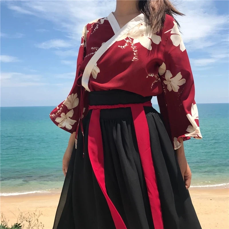 Robe kimono pour femmes et filles, style japonais rétro, vintage Haori Kawaii, robe pour fête, vêtements asiatiques, jupes, offre spéciale éducative