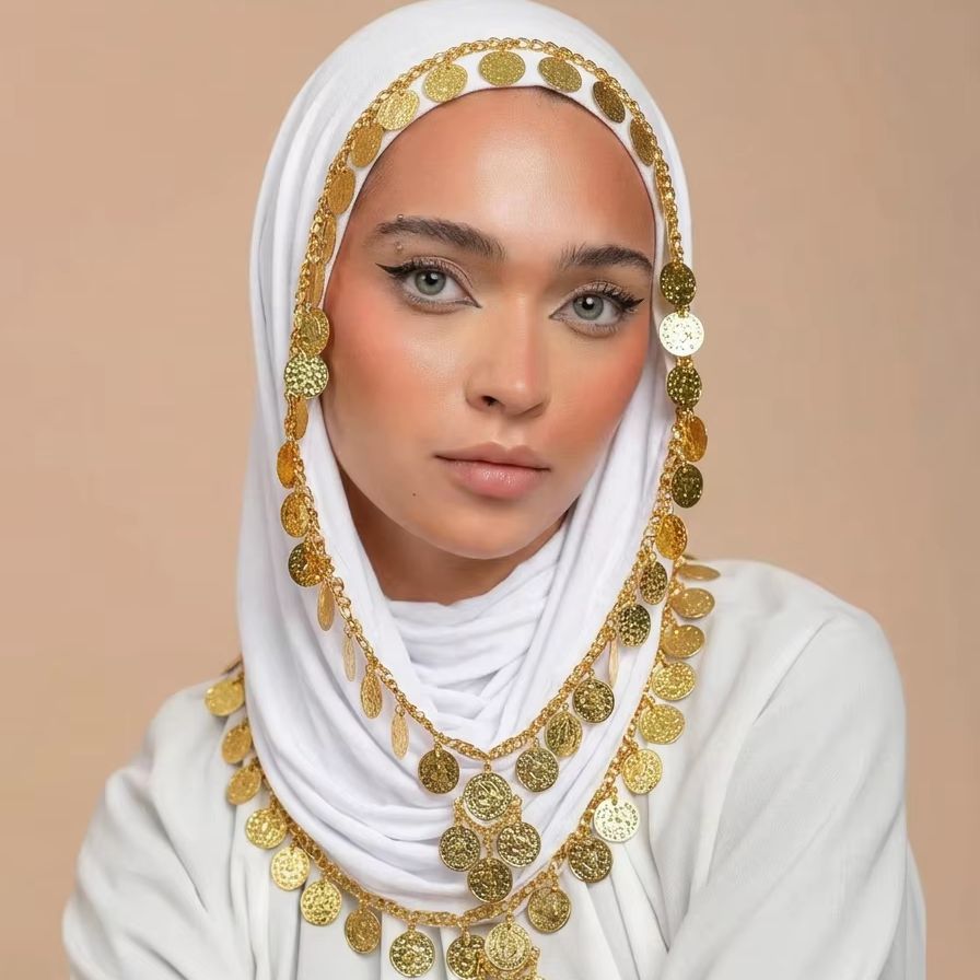 Nouveau hijab musulman en jersey de coton avec paillettes, hijab instantané tendance, foulard islamique, couvre-tête, hijab scintillant 65*67cm