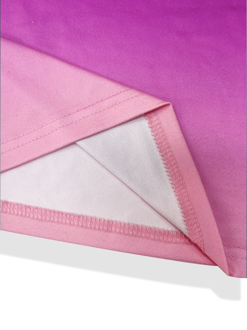 Jupe courte ajustée à fente irrégulière, design tendance et élégant, qui s'adapte aux hanches, pour femme