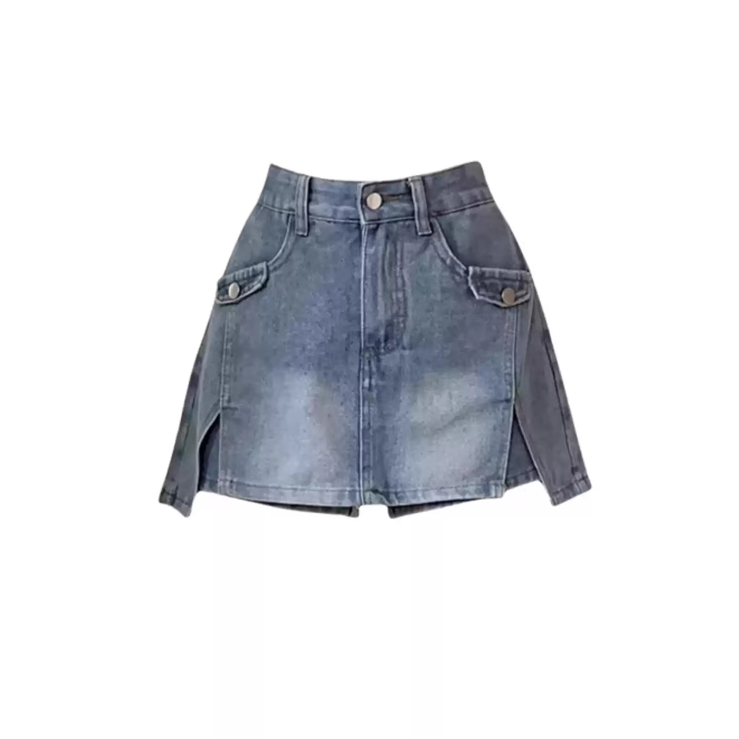 Jupe courte en jean amincissante pour femme, mode printemps-été, coupe trapèze fine, sexy, pour femmes rondes, décontractée, respirante, idéale pour les voyages